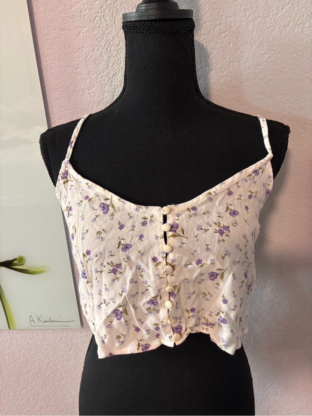 crop tank top shirt size small